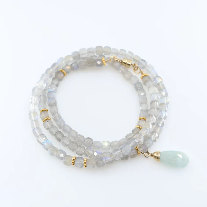 JM Labradorite 3 Time Wrap BNG-LMAQ-S