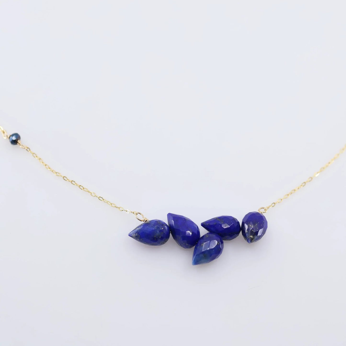 JM 5 Cluster Lapis Lazulli Necklace NSO-LLTD