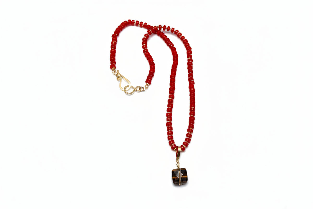 JM Red Coral Necklace NBRC
