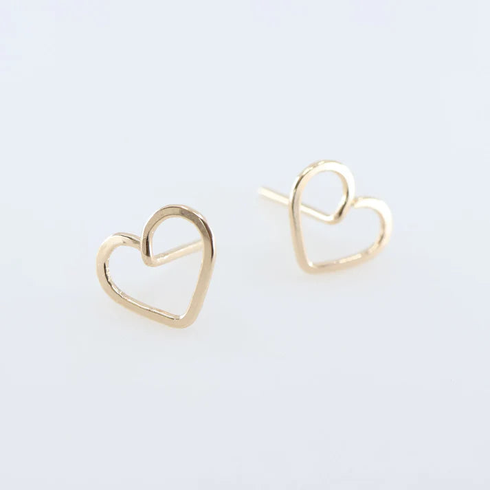 JM Heart Stud Earring EFHST