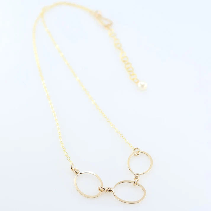JM 3 Oval Link Necklace NF3SOV-GF