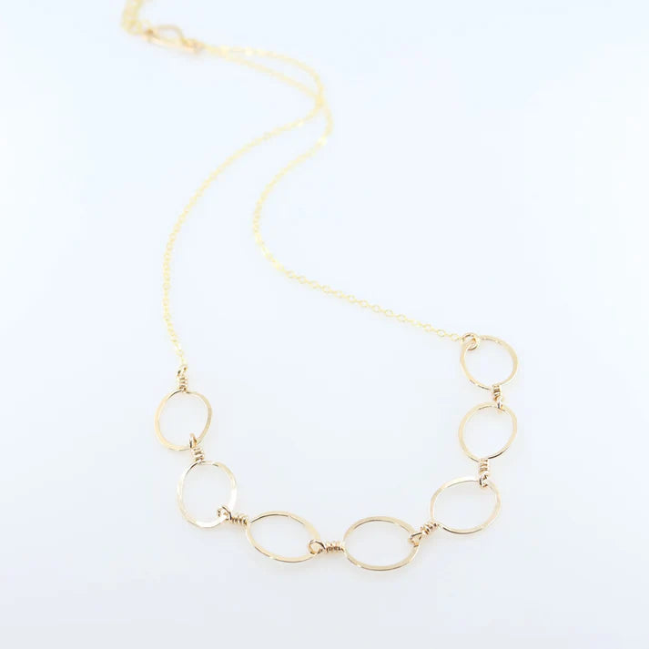 JM 7 Oval Link Necklace NF7SOV-GF