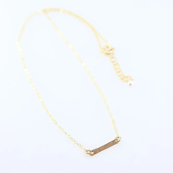 JM Small Bar Necklace NFSB-GF