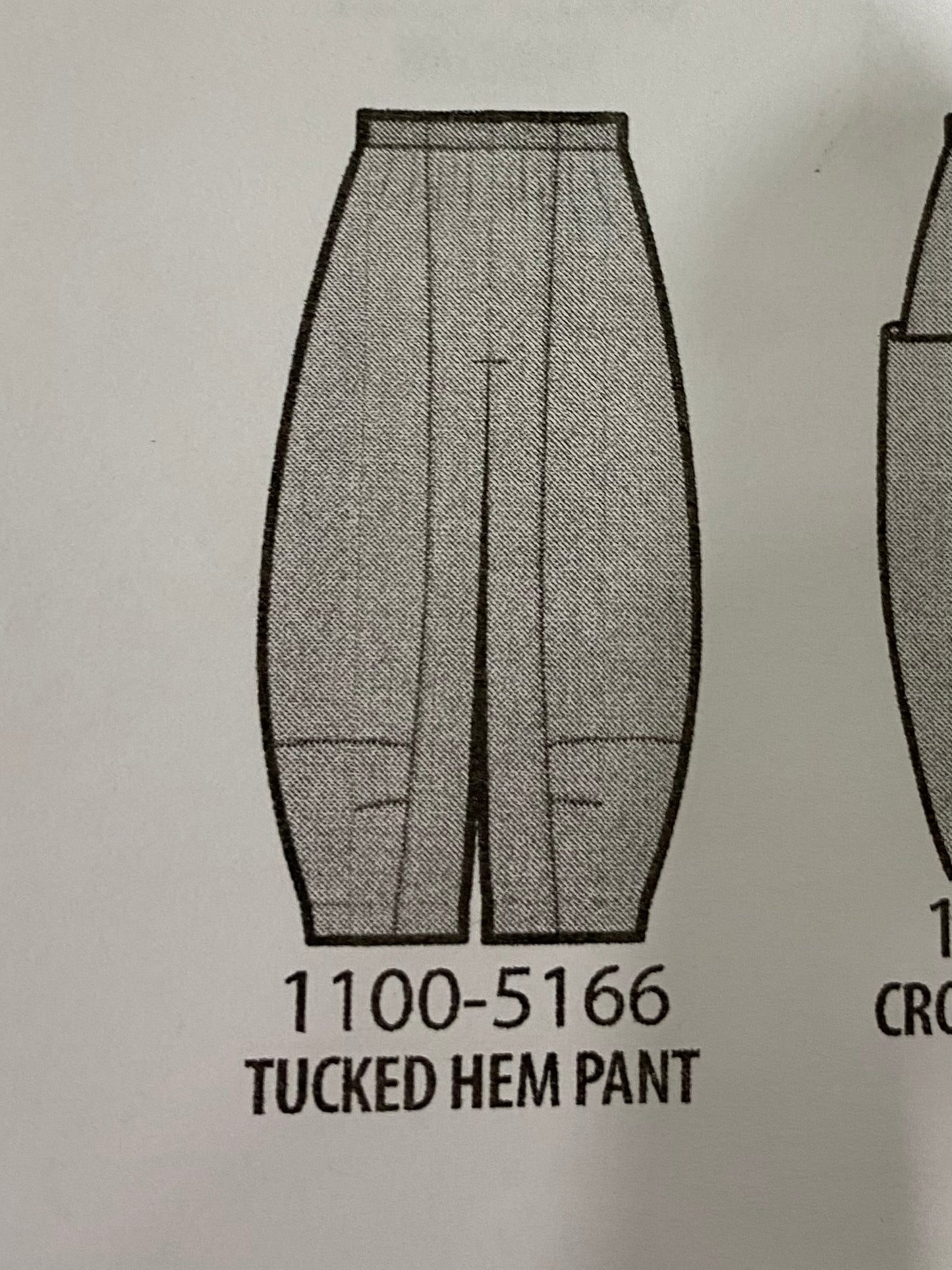 GR Tuck Hem Pant 1100-5166