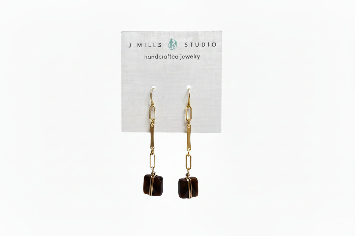 JM Tiger Eye Earring ELTGR
