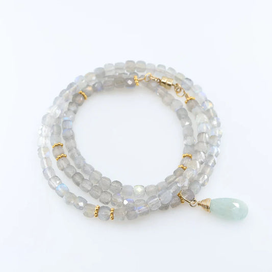 JM Labradorite 3 Time Wrap BNG-LMAQ-S