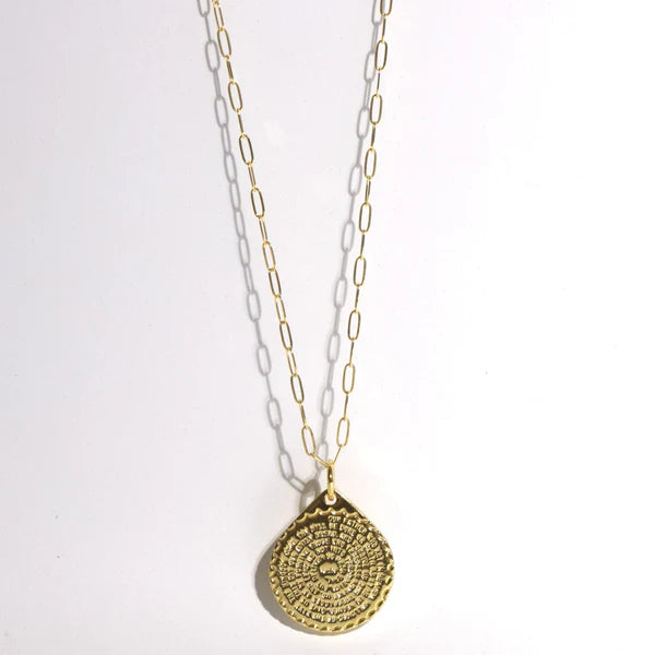 AA Lords Prayer Medallion Chain