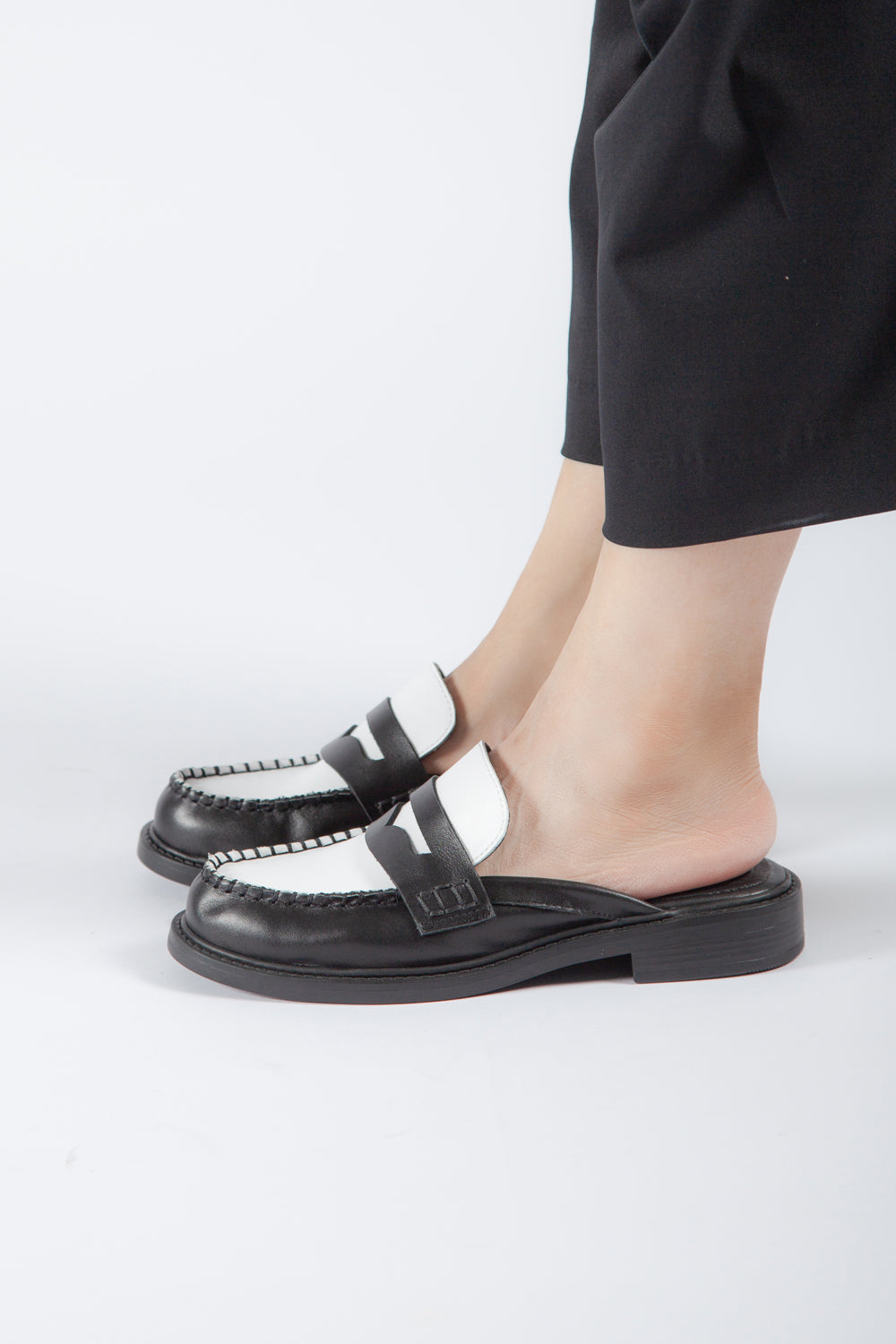 AB Penny Loafer Mule Shoe