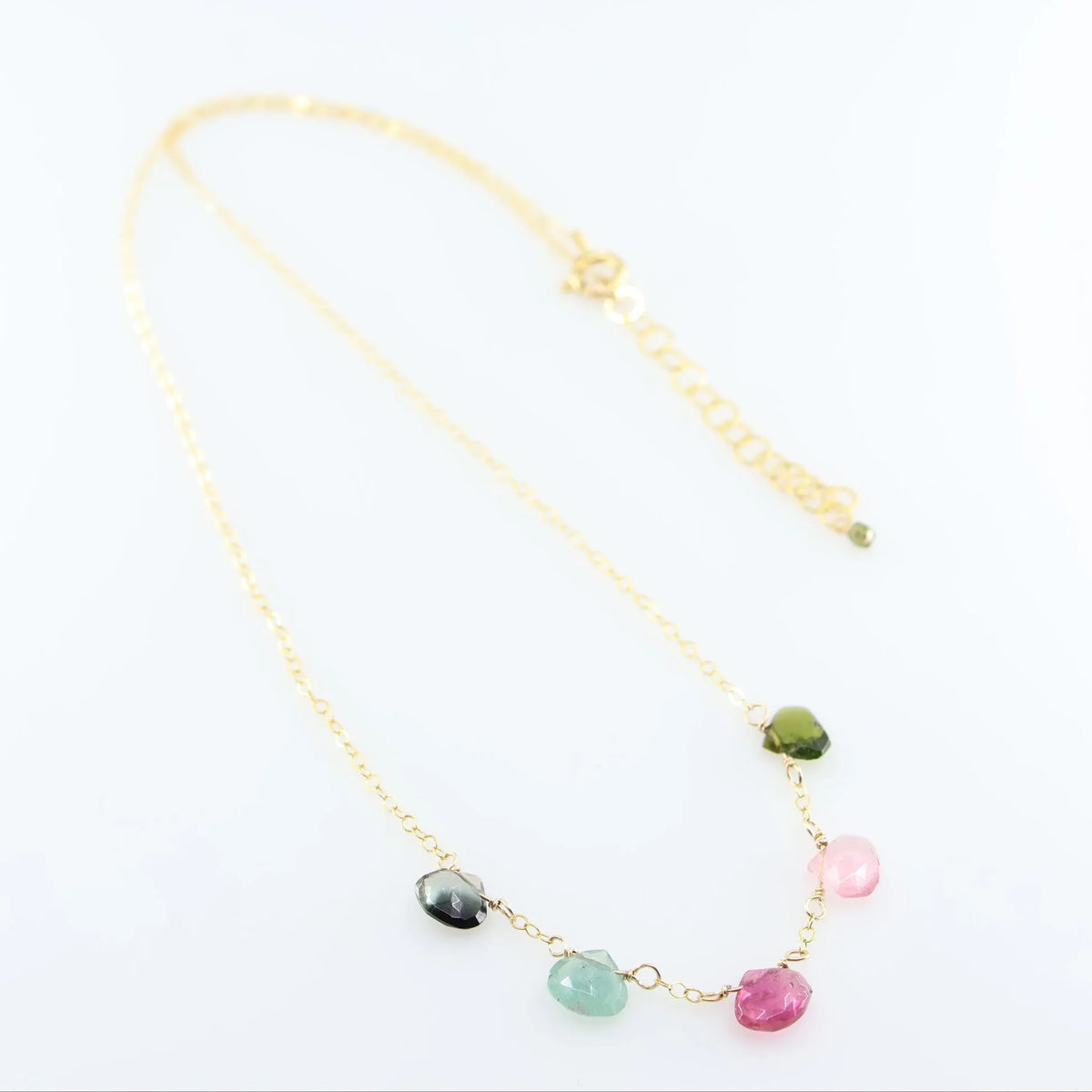 JM 5 Watermelon Tourmaline Necklace NTG5-WTOUR