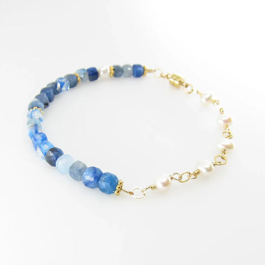 JM Kyanite baby Pearl Bracelet BG-KY