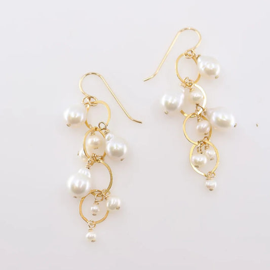 JM Baby Baroque and Fresh Pearl Earring E4BPL-GF