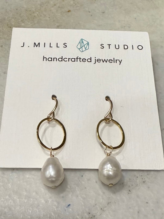JM Rice Pearl Drop Earring EP-RP