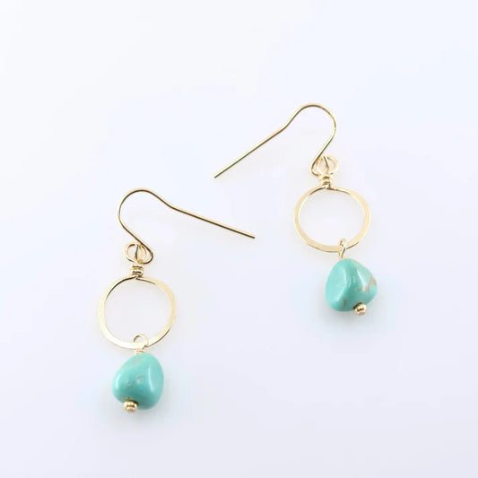 JM Tiny Turquoise Earring